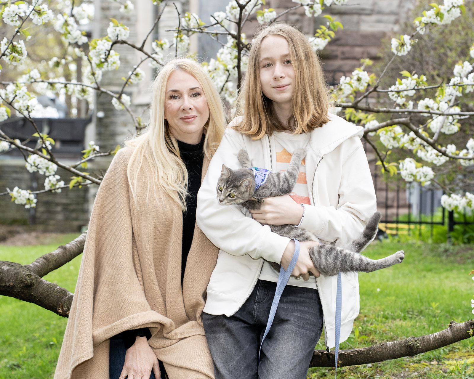 Karina Lemke with her son in University–Rosedale